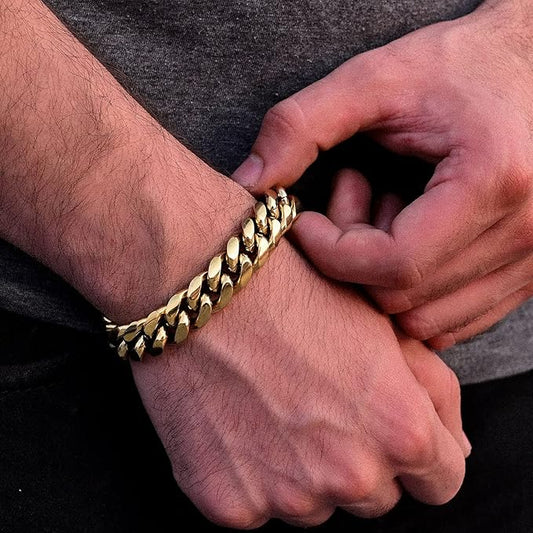 Cuban Link Chain Bracelet Plated