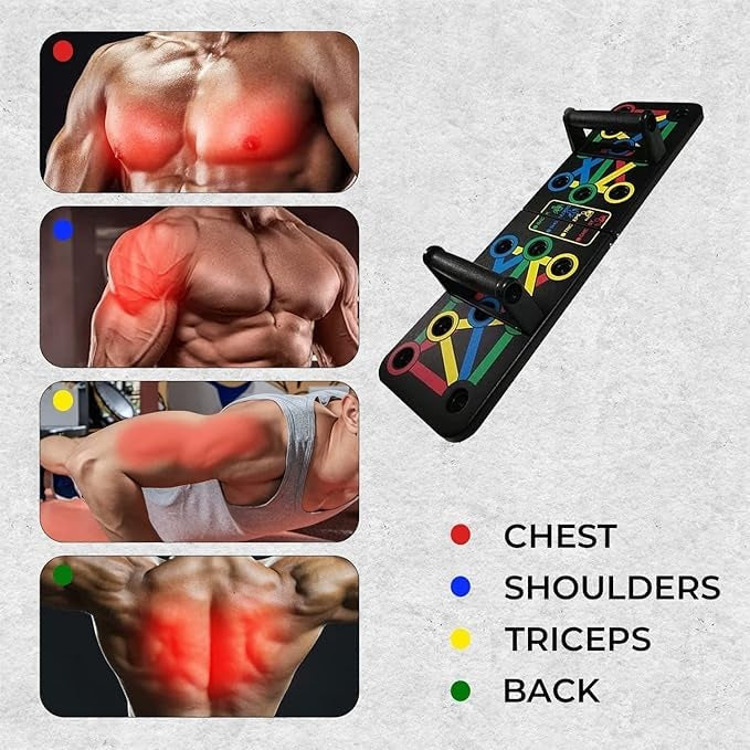 Premium 15-in-1 Push Up Board for Home Workout