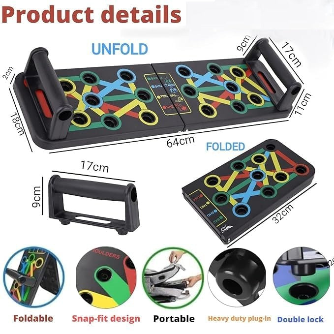 Premium 15-in-1 Push Up Board for Home Workout