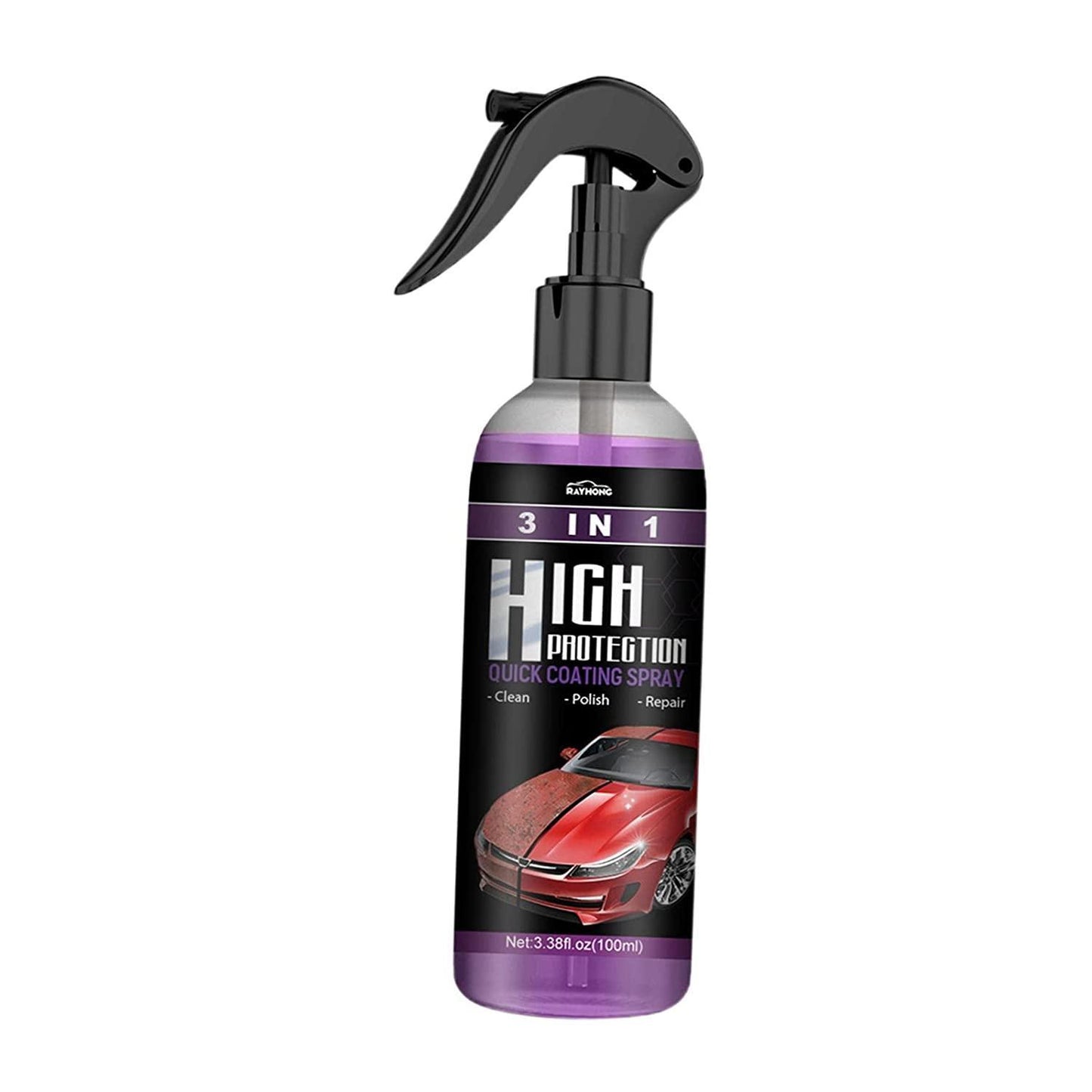 Hydrophobic Nano Coating Car Polish Spray (Pack of 2)
