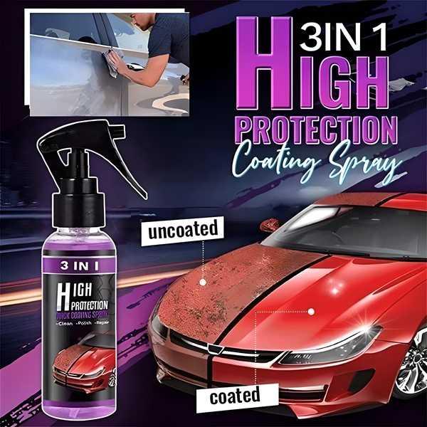 Hydrophobic Nano Coating Car Polish Spray (Pack of 2)