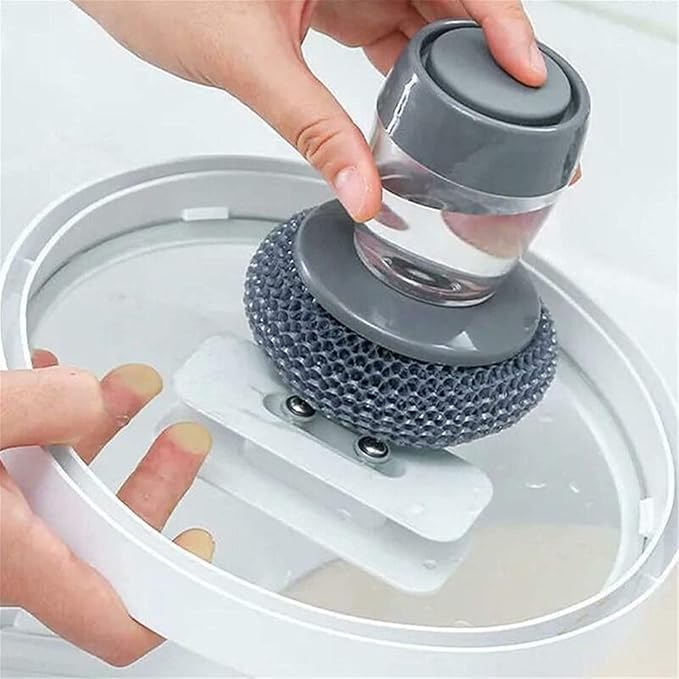 Kitchen Cleaning Brush with Liquid Reservoir