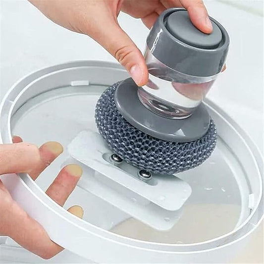 Kitchen Cleaning Brush with Liquid Reservoir